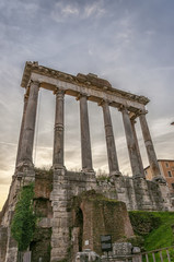 Fototapeta premium Rome Temple of Saturn