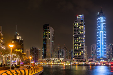 Obraz premium Dubai marina in the UAE