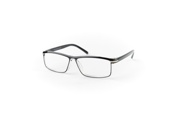 Eyeglasses on white background