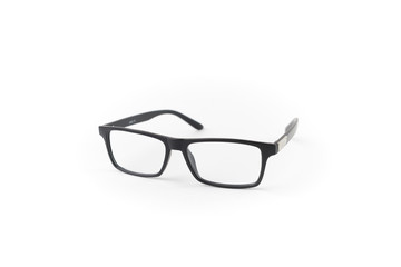 Eyeglasses on white background