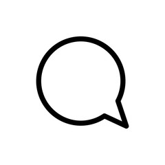 Chat bubble speakbox icon vector illustration graphic design