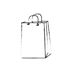 Shopping bag isolated icon vector illustration graphic design