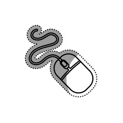 Mouse pc device icon vector illustration graphic design