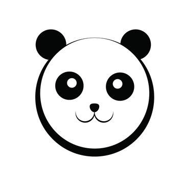 face of cute panda