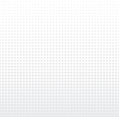 Abstract geometric gray gradient square halftone pattern