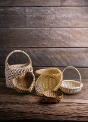 bamboo basket, Wicker basket