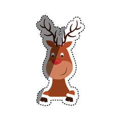 Fototapeta na wymiar Christmas decorative symbol icon vector illustration graphic design