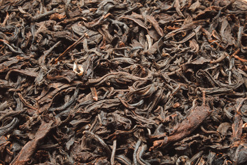 Black tea background