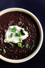 black bean soup