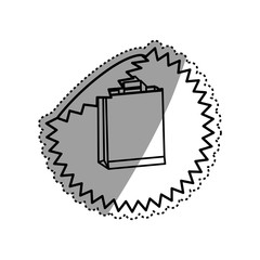 Fototapeta na wymiar Shopping bag isolated icon vector illustration graphic design