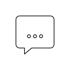 Chat bubble speakbox icon vector illustration graphic design