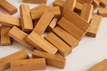 wooden jenga game