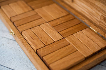 wooden jenga game