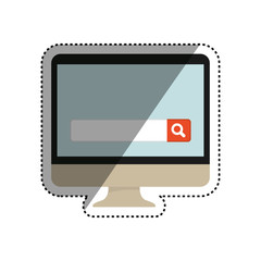 Search Engine Optimization SEO icon vector illustration graphic design