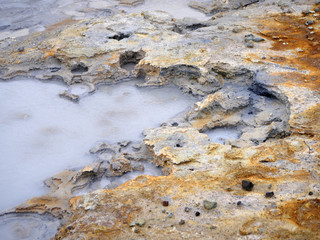 Solfatarenfeld Seltún im Vulkansystem Krýsuvík im Süden der Halb