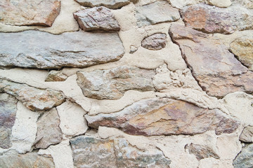 alte Steinmauer als Hauswand
