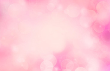 Abstract pink and bokeh background blur.
