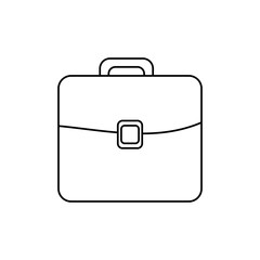 Business briefcase isolated icon vector illustration graphic design