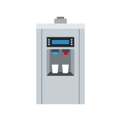 water dispenser icon over white background. colorful design. vector illustration