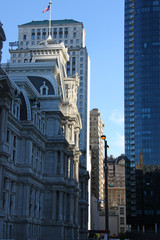 Fototapeta na wymiar Buildings downtown à Philadelphie, USA