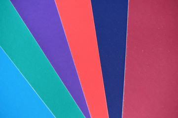 Obraz premium Multicolor background from a paper of different colors