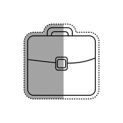 Business briefcase isolated icon vector illustration graphic design