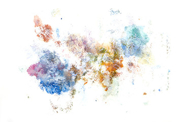 Abstract watercolor art hand paint. Background