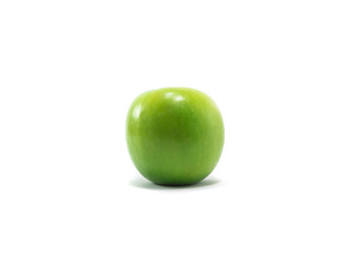 green apple isolated on white background