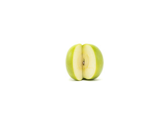 Green apple isolated on white background