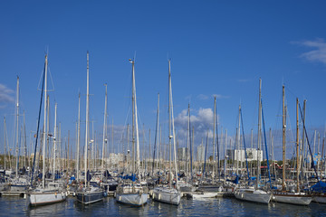 Fototapeta na wymiar Barcelona - Jachthafen