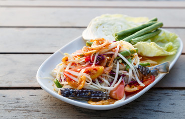 crab papaya papaya salad