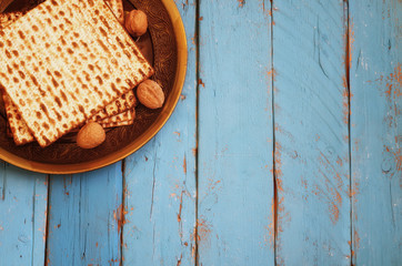 Fototapeta na wymiar Pesah celebration concept (jewish Passover holiday)