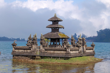 Water Temple Pura Ulun Danu Bratan at the amzing island Bali