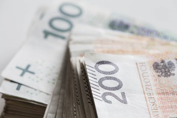 Polski zloty / pieniadze, wysokie nominaly - obrazy, fototapety, plakaty