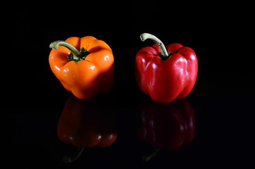 Paprika und Tomate Gemüse