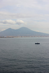 View of Vesuvius from the sea
