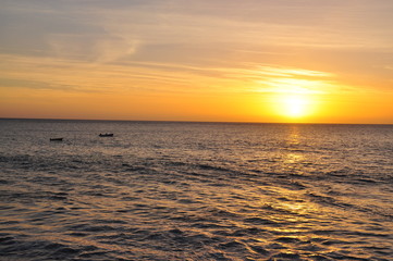 Fototapeta na wymiar Gran Canaria, Playa de Tasarte, sunset 