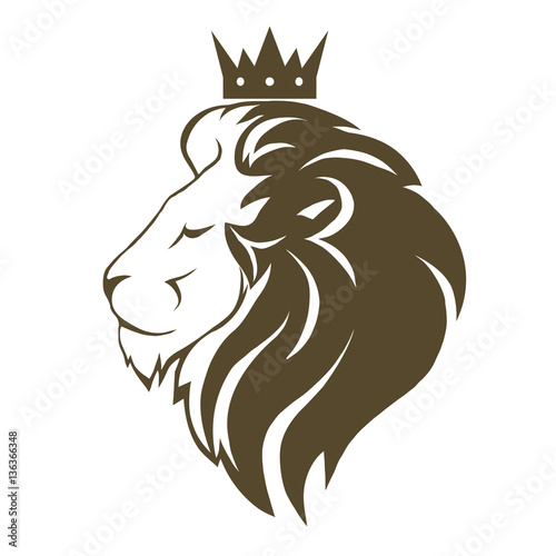 lion with crown clipart - photo #10