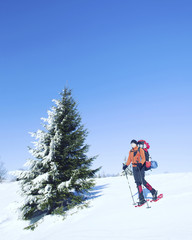 Winter hiking.