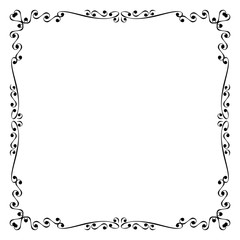 Vintage vector frame and borde 