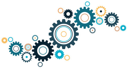 Linked Cogwheels Design