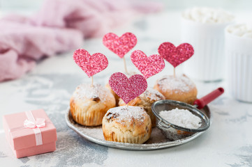 Valentine Sultana Cupcakes