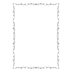 Vintage vector frame