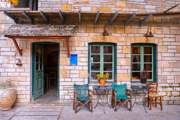 Old stone traditional countryside house in Greece - 136368764