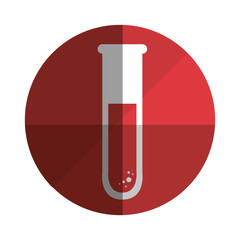 tube test glass isolated icon vector illustration design