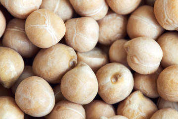 Closeup of chickpeas