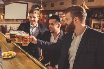 Men at the pub