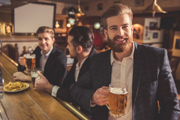 Men at the pub