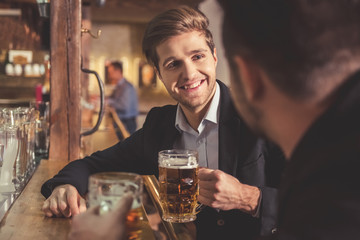 Men at the pub
