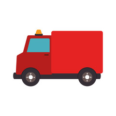 ambulance emergency vehicle icon vector illustration design